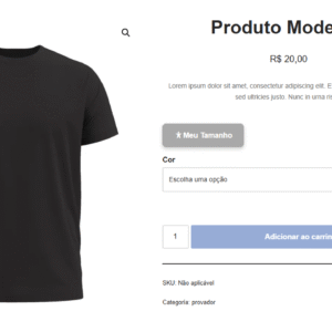 Provador Virtual Woo plugin para Wordpress / Woocommerce com sugestão de tamanhos baseado em AI para o Brasil